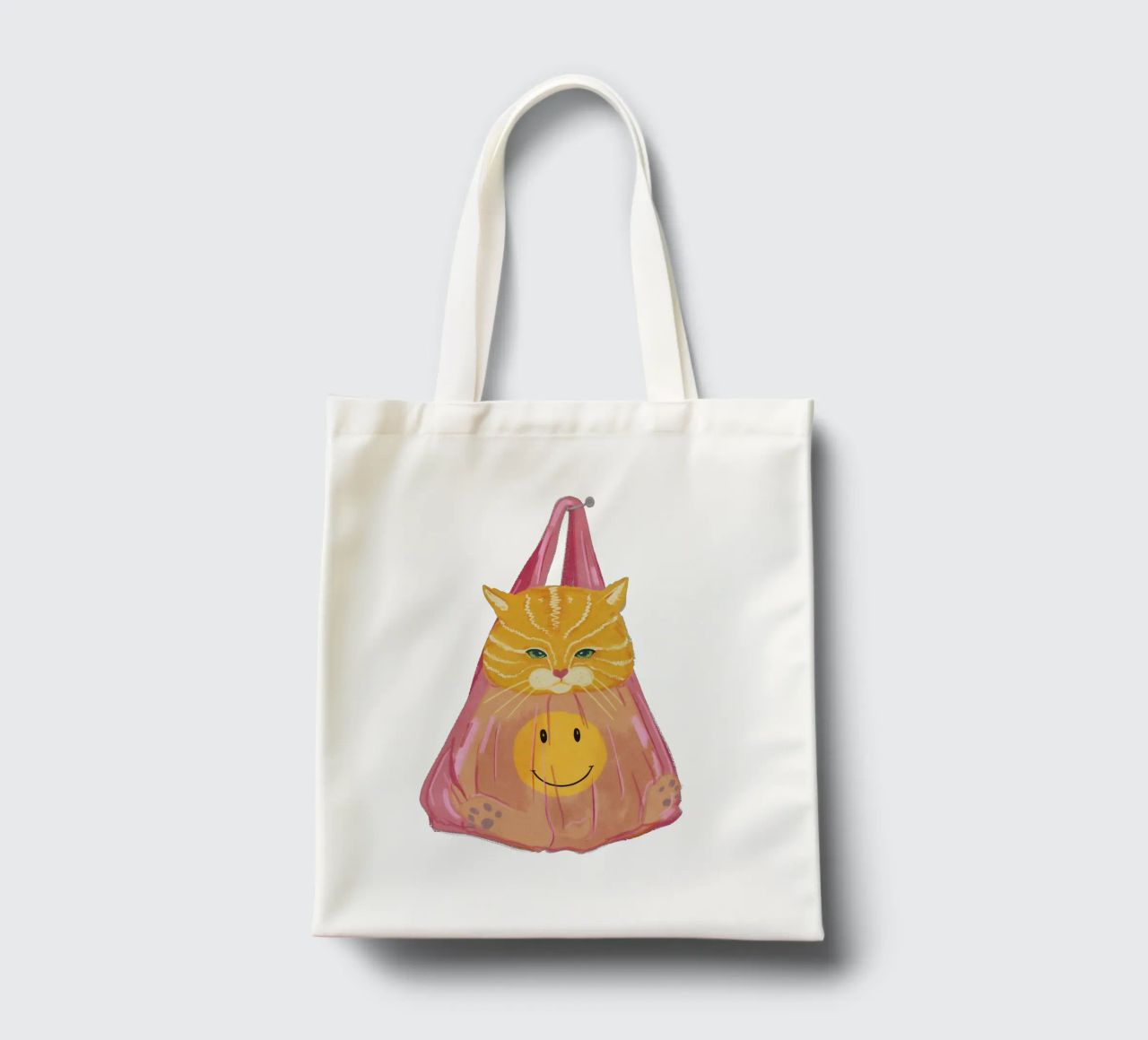 Katze im Sack Jutebeutel von Illustration Raissa Oltmanns