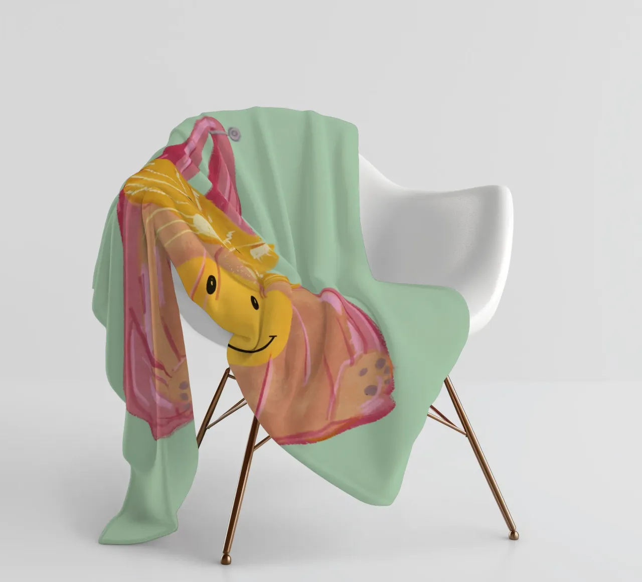Katze im Sack Fleecedecke von Illustration Raissa Oltmanns