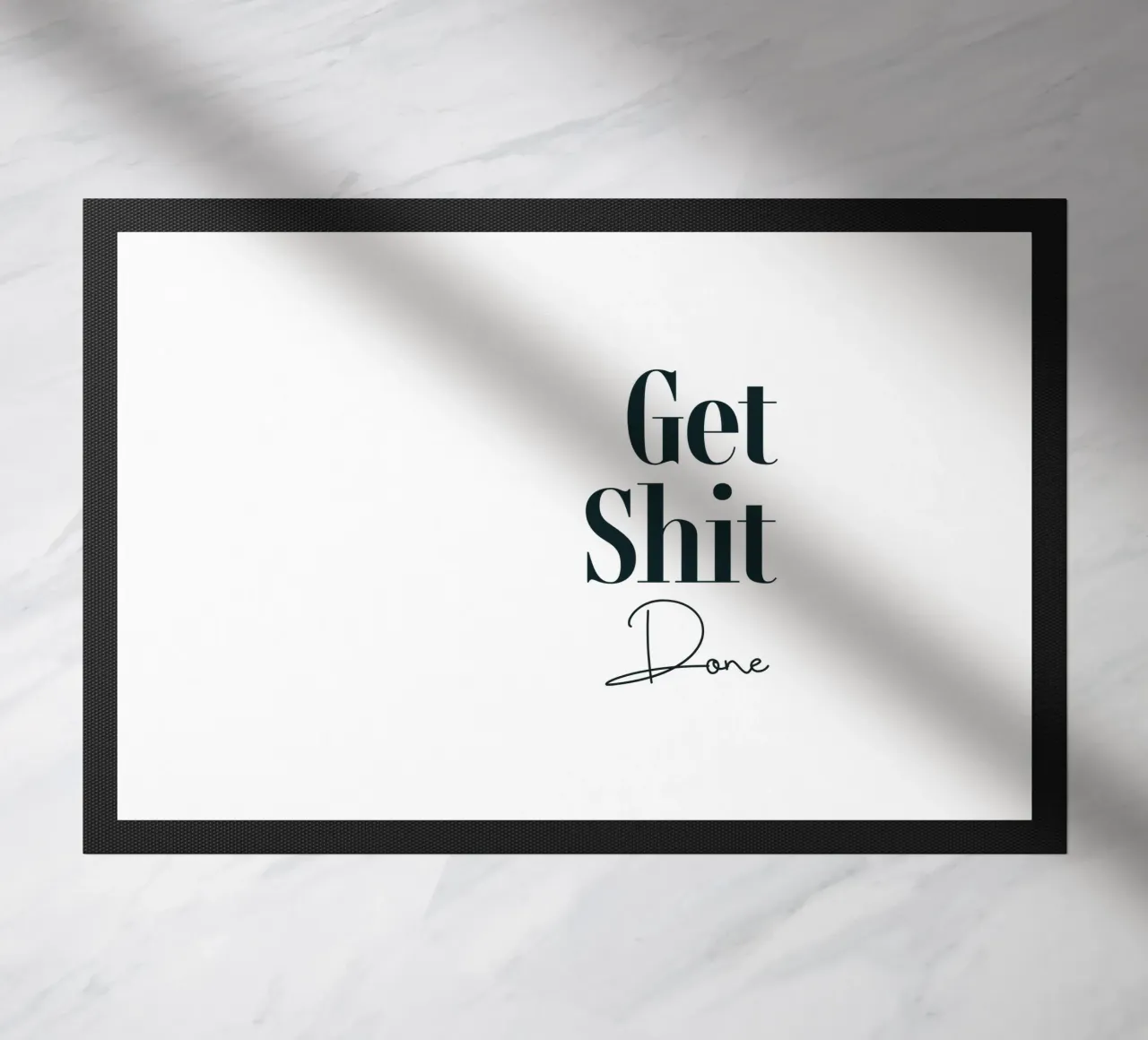 Get Shit Done Tipografia moderna e minimalista zerbino da YV TYPOGRAPHY
