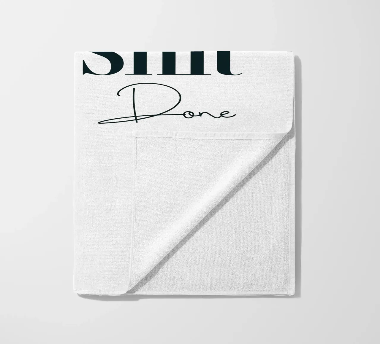 Get Shit Done Tipografia moderna e minimalista telo mare da YV TYPOGRAPHY