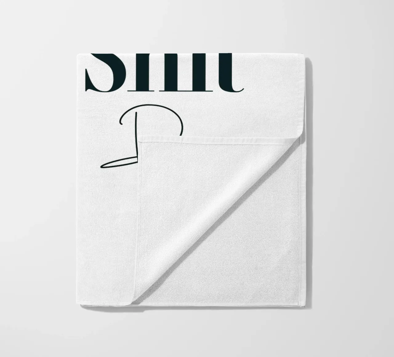Get Shit Done Tipografia moderna e minimalista telo mare da YV TYPOGRAPHY