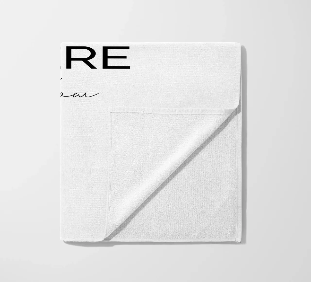 Be Here Now Semplice tipografia moderna e minimalista telo mare da YV TYPOGRAPHY