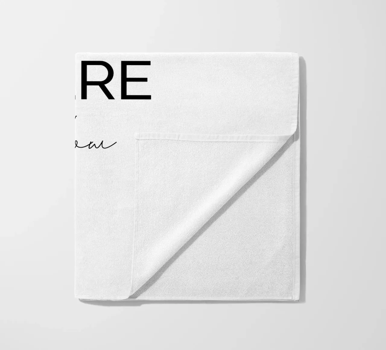 Be Here Now Semplice tipografia moderna e minimalista telo mare da YV TYPOGRAPHY