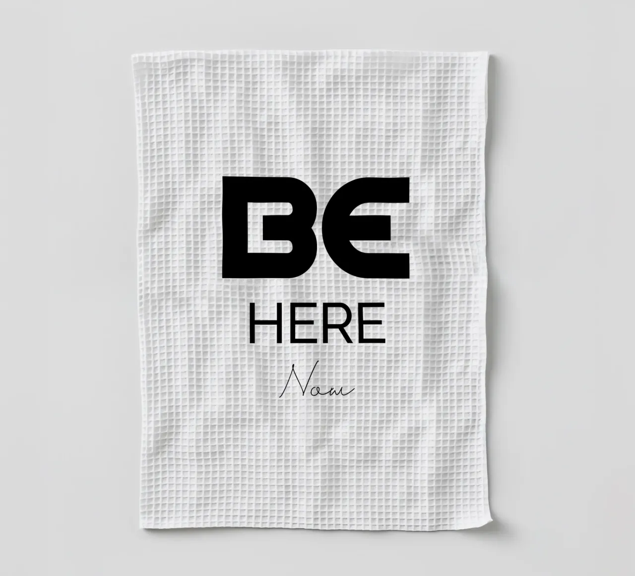 Be Here Now Semplice tipografia moderna e minimalista canovaccio da cucina da YV TYPOGRAPHY
