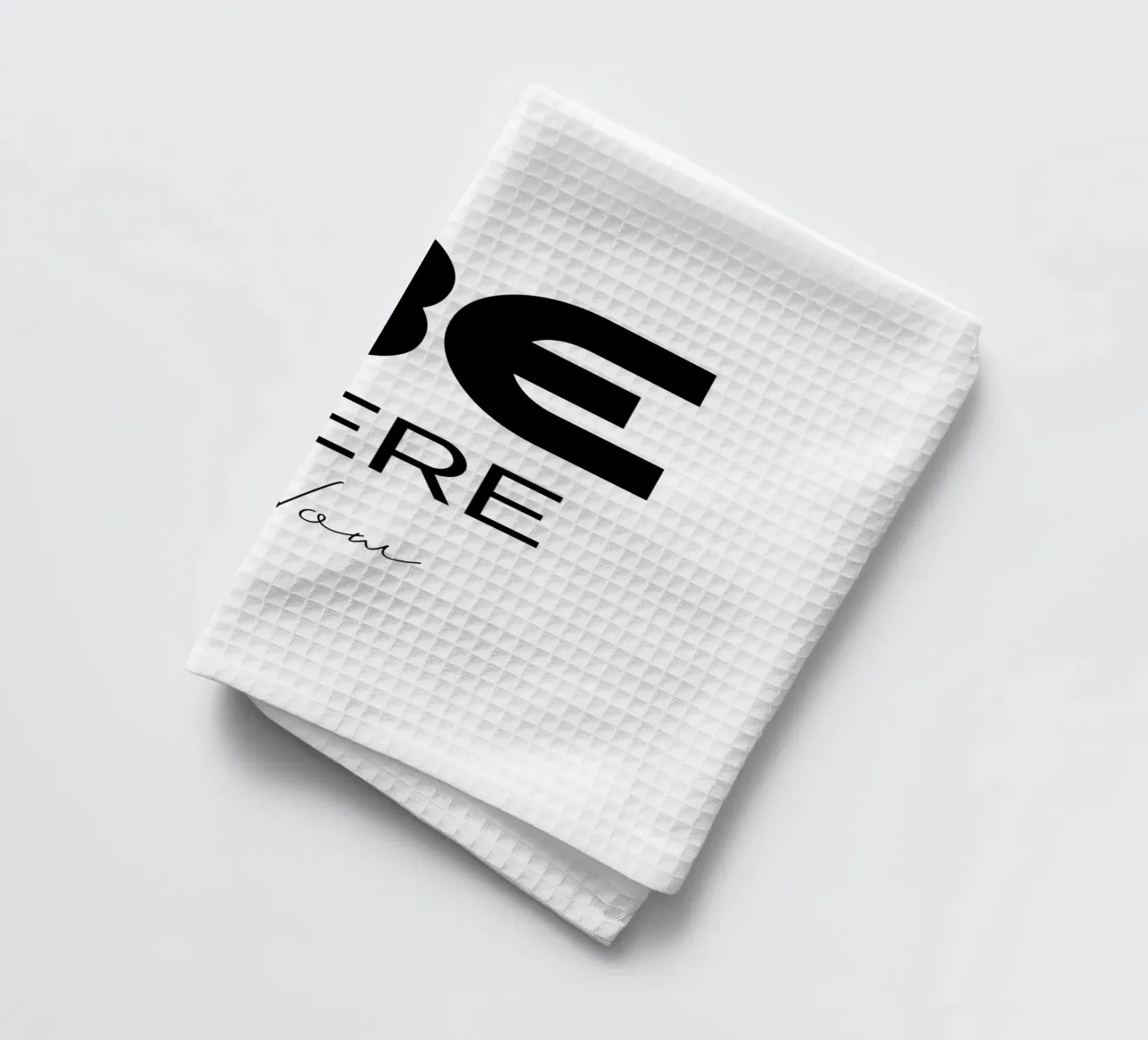 Be Here Now Semplice tipografia moderna e minimalista canovaccio da cucina da YV TYPOGRAPHY