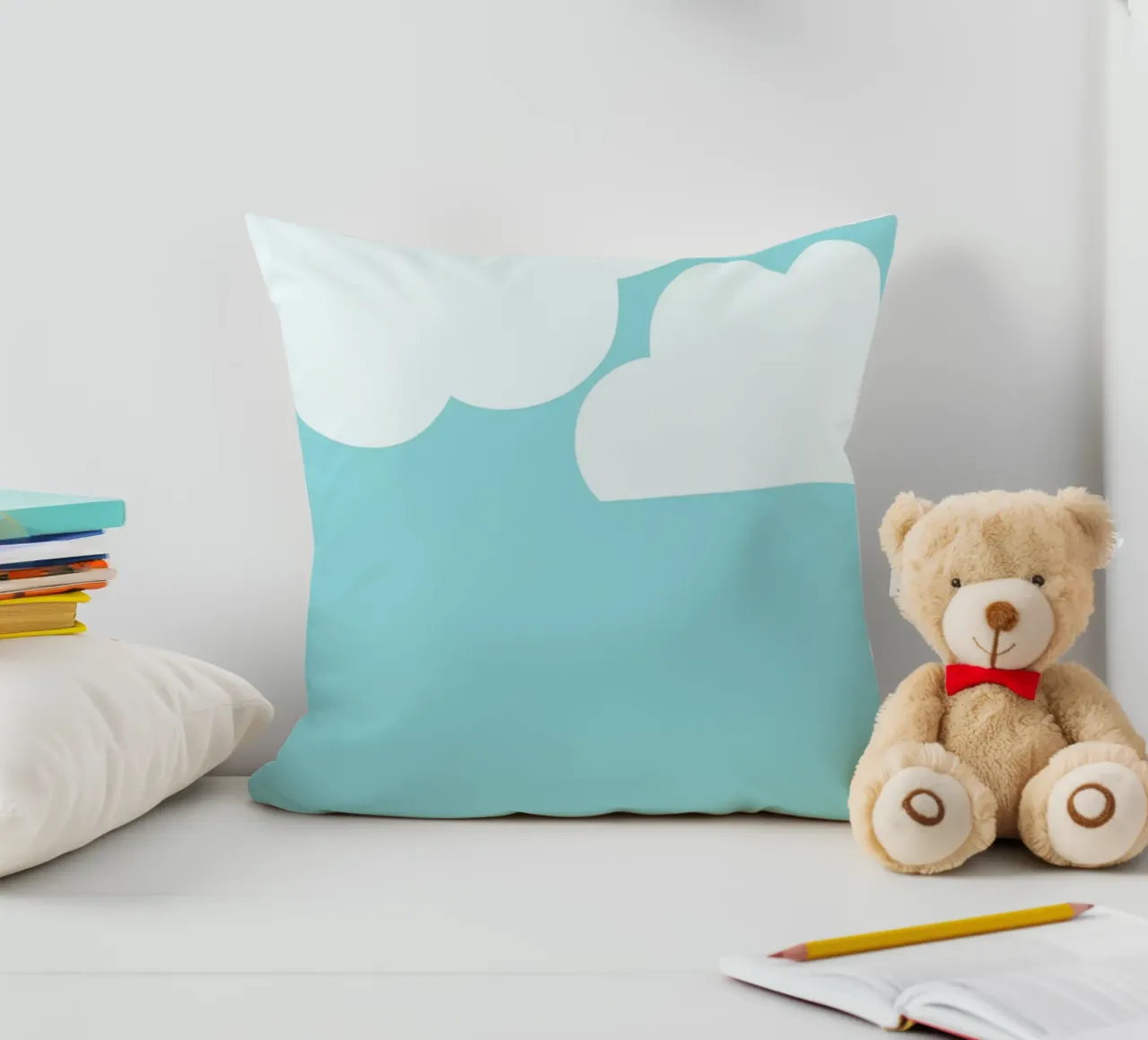 Nuvole minimaliste cuscino da Tine Taler