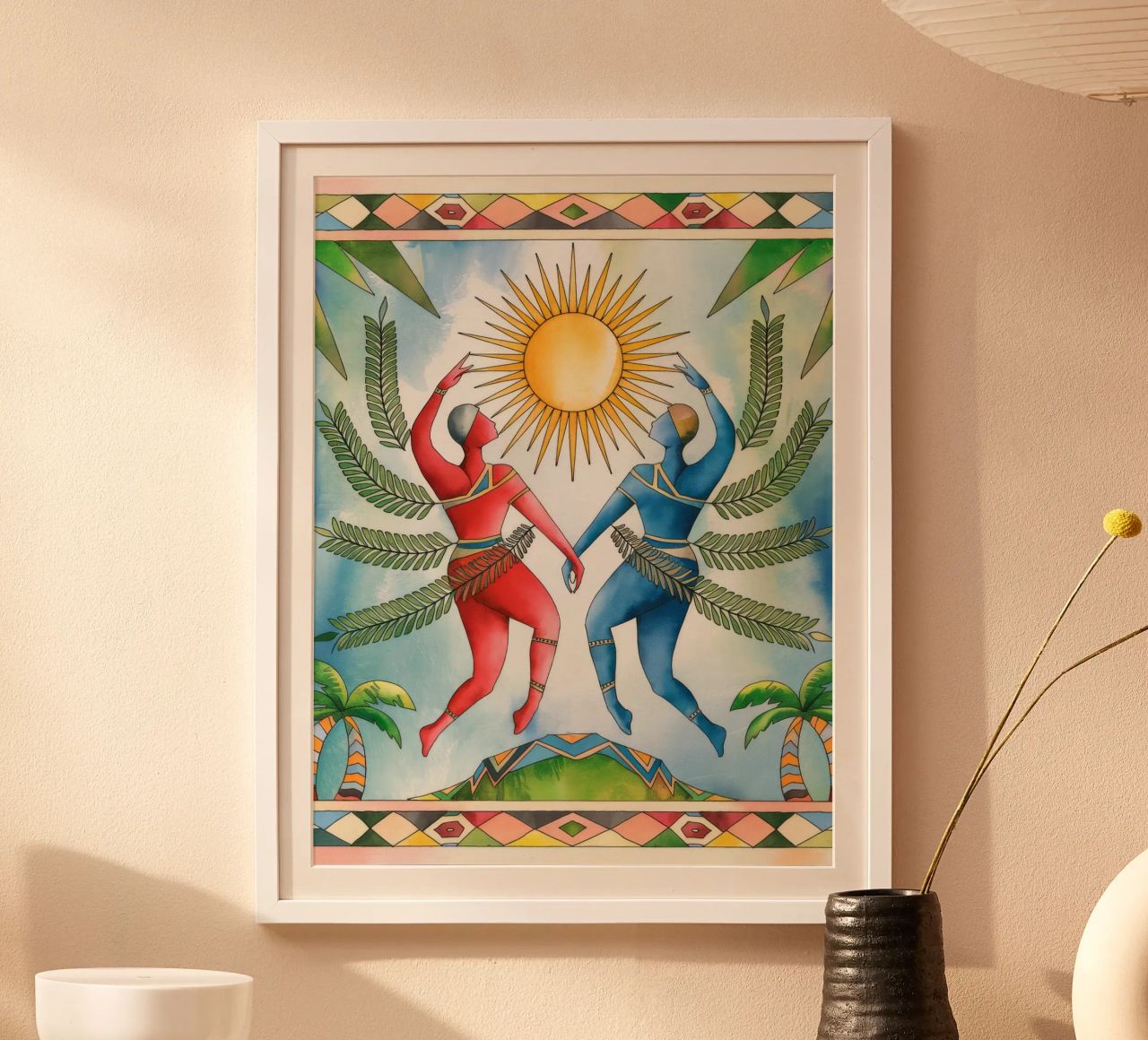 Simetría tropical poster de Artie Shifa