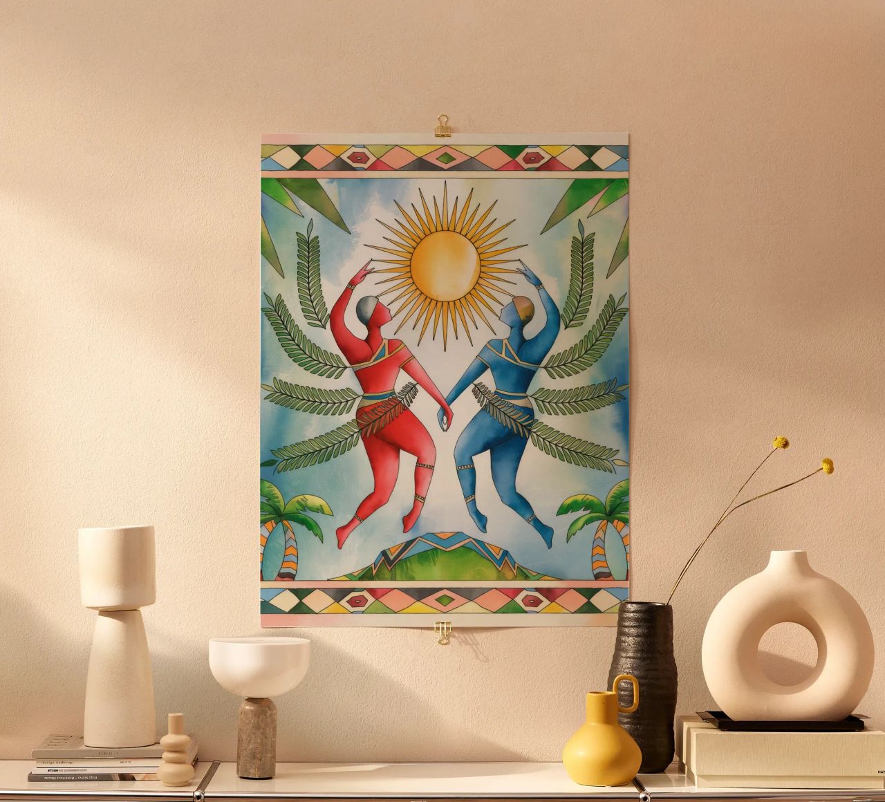 Simetría tropical poster de Artie Shifa