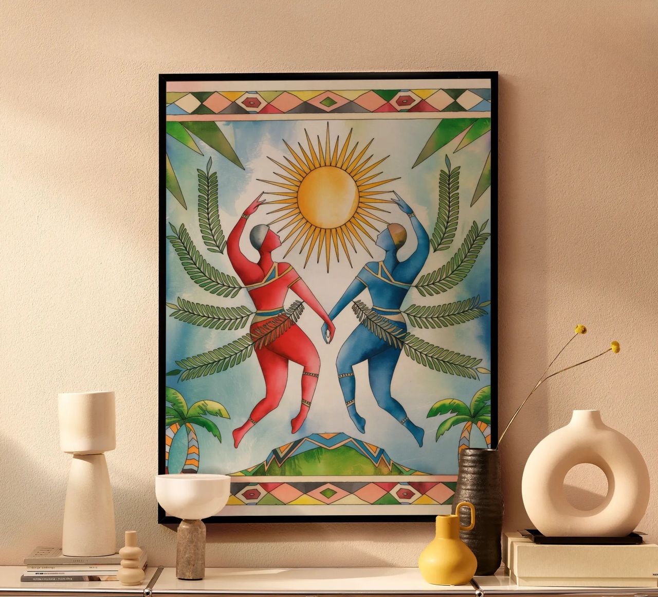 Simetría tropical poster de Artie Shifa