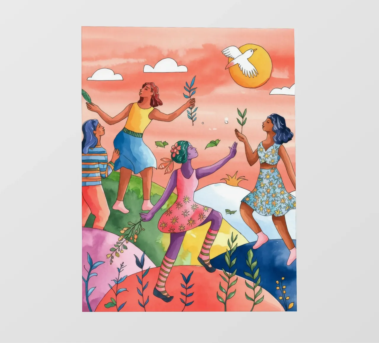 Harmony in Hills pvc cover by Artie Shifa