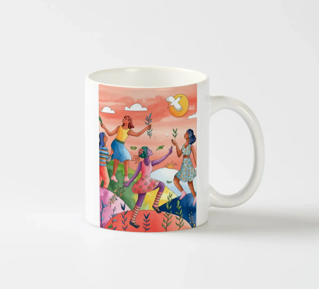 Armonia in collina tazza in ceramica da Artie Shifa