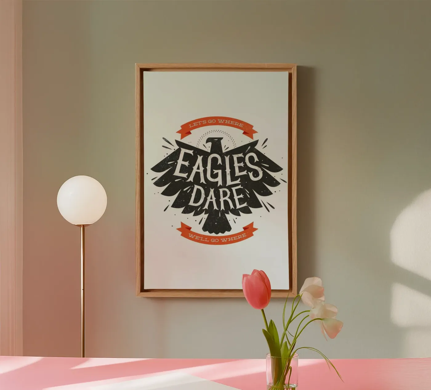 Eagles canvas van Chris Wharton