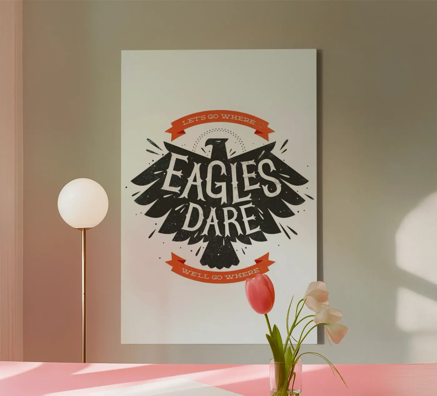 Eagles canvas van Chris Wharton