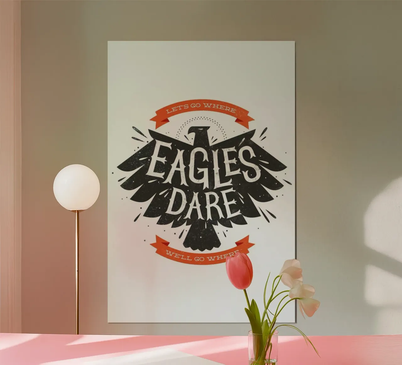 Eagles poster con telaio in alluminio da Chris Wharton