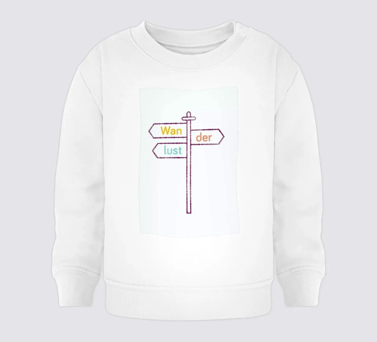 Wanderlust Colored felpa neonato da Chris Wharton
