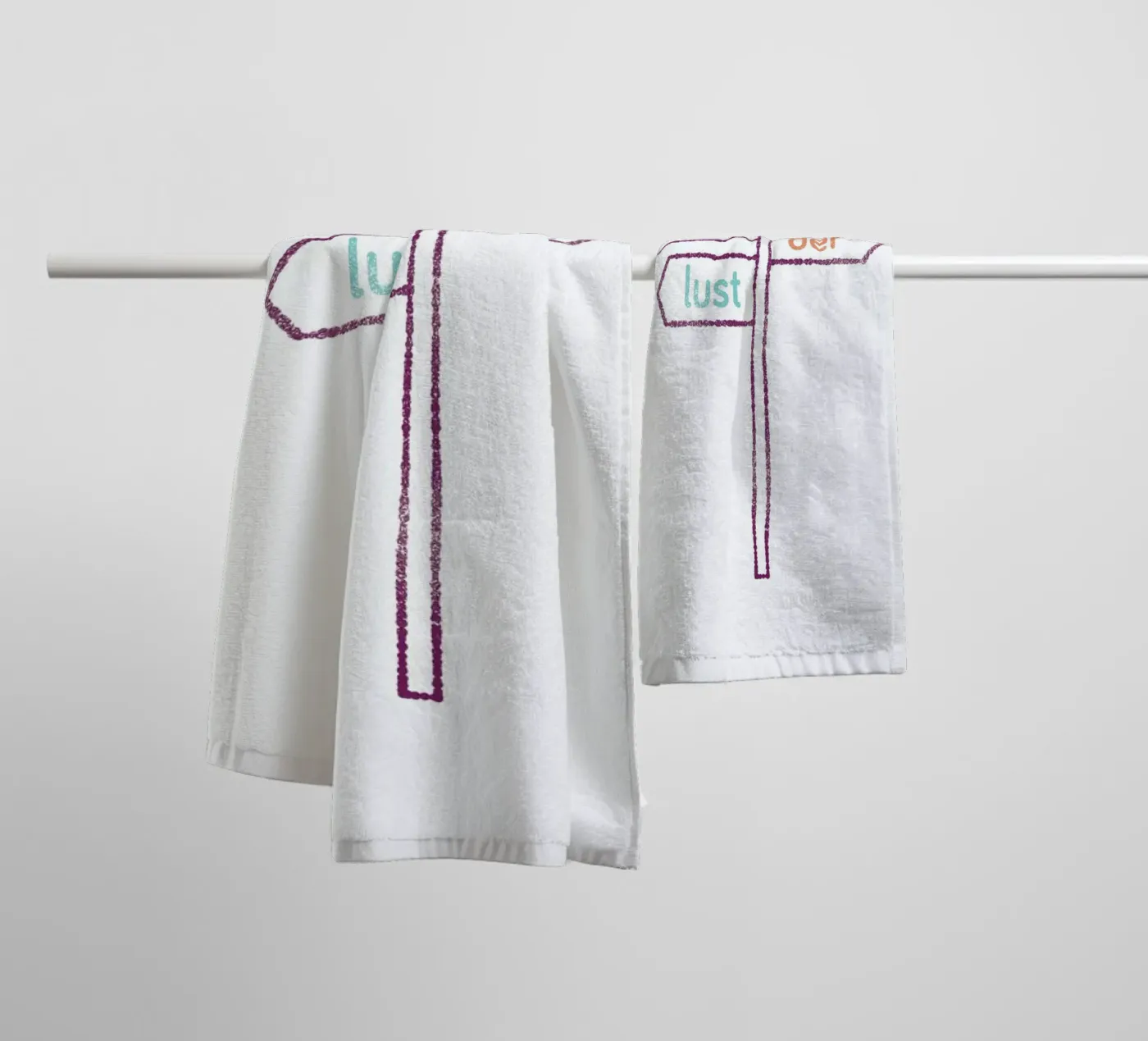 Wanderlust Colored towel by Chris Wharton