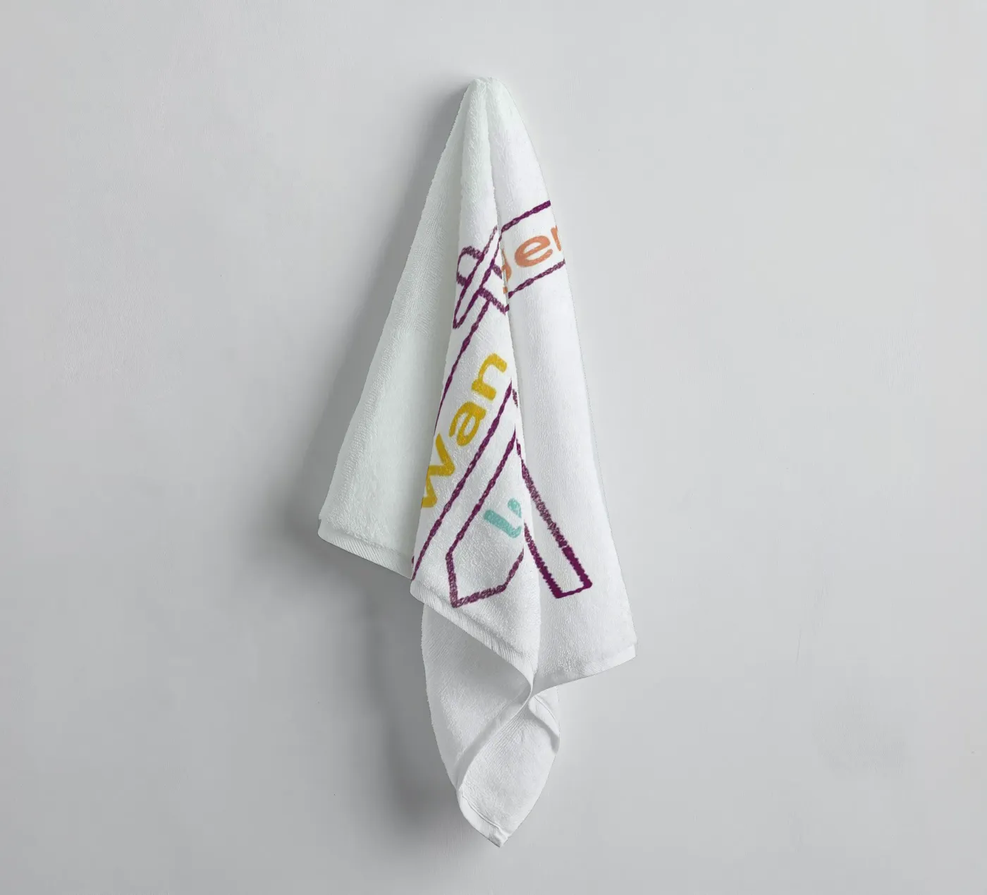 Wanderlust Colored towel by Chris Wharton