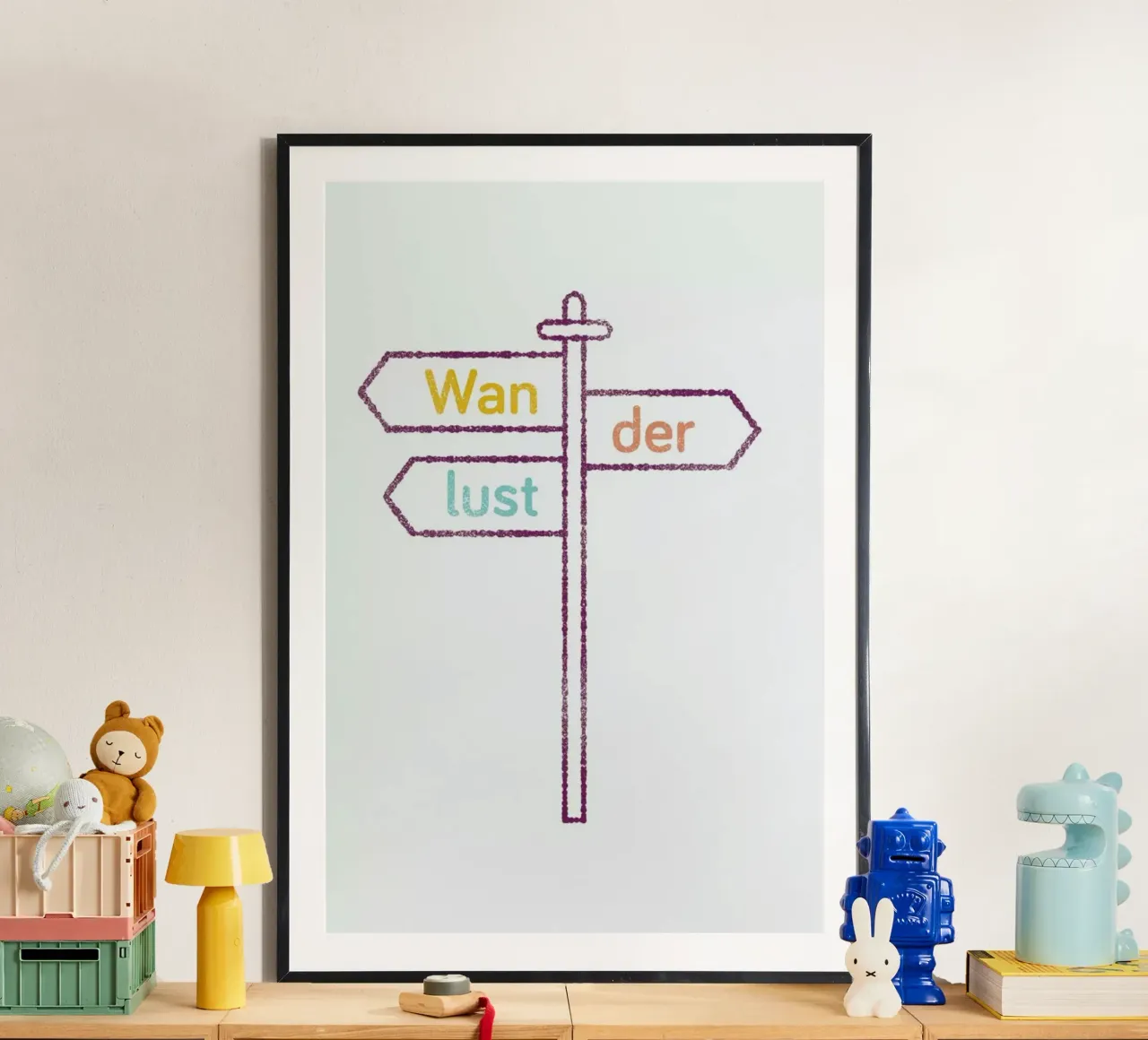 Wanderlust Colored poster da Chris Wharton