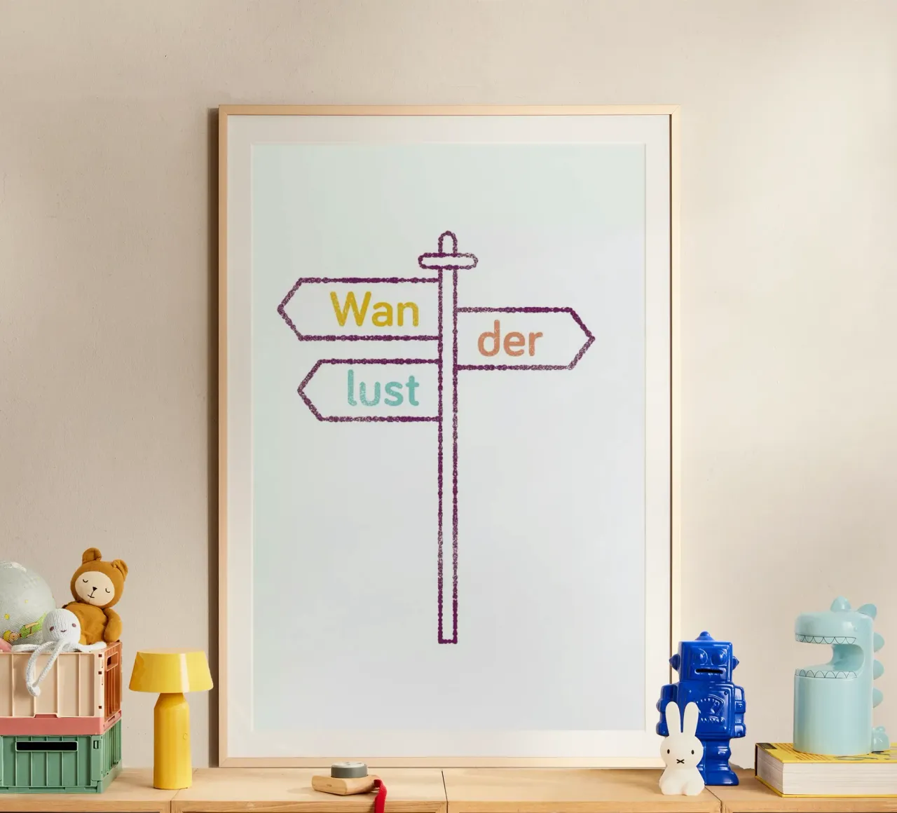 Wanderlust Colored poster da Chris Wharton