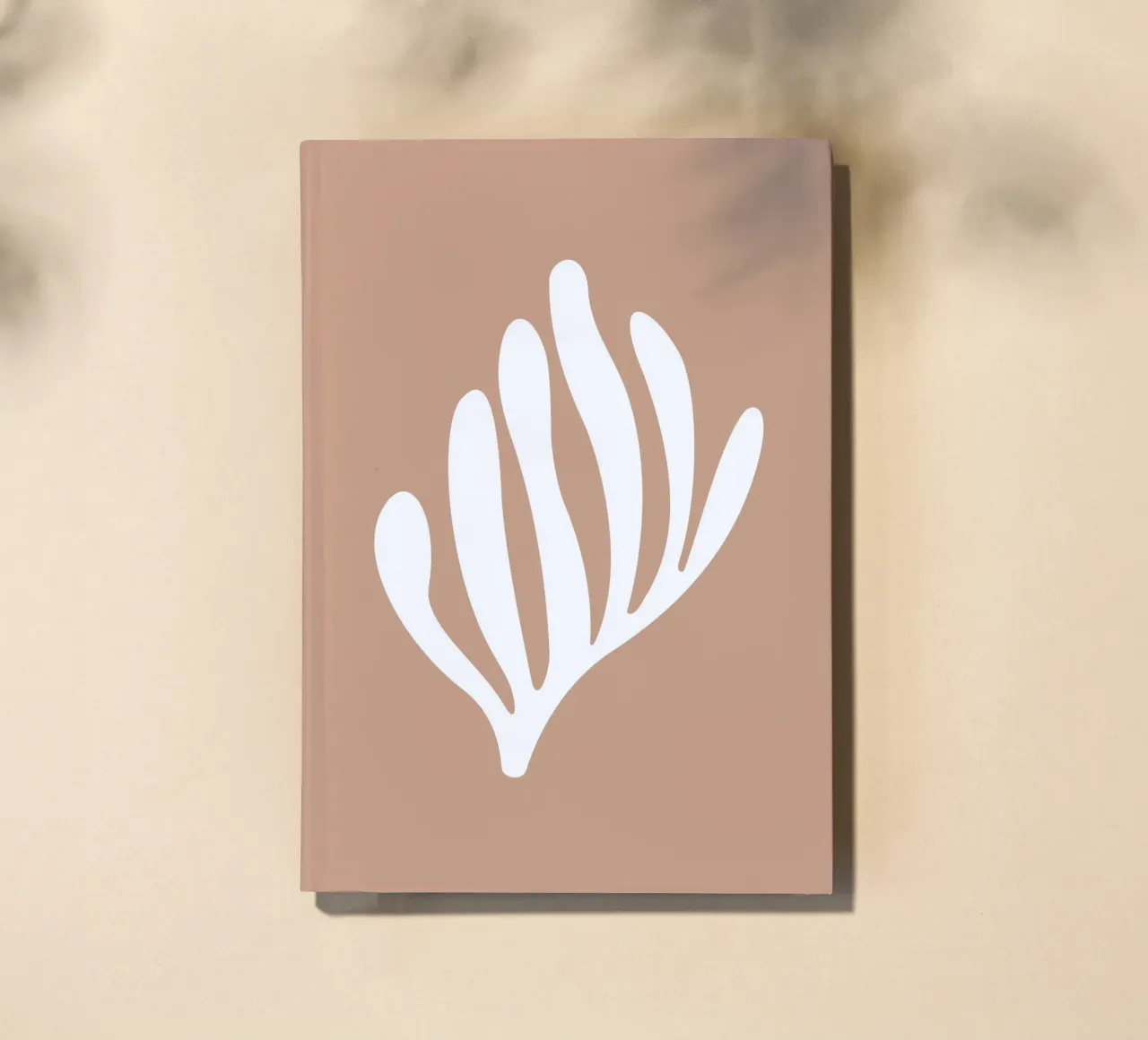 Abstract Coral Reef (Brown tone) notebook by Paigaam Studio