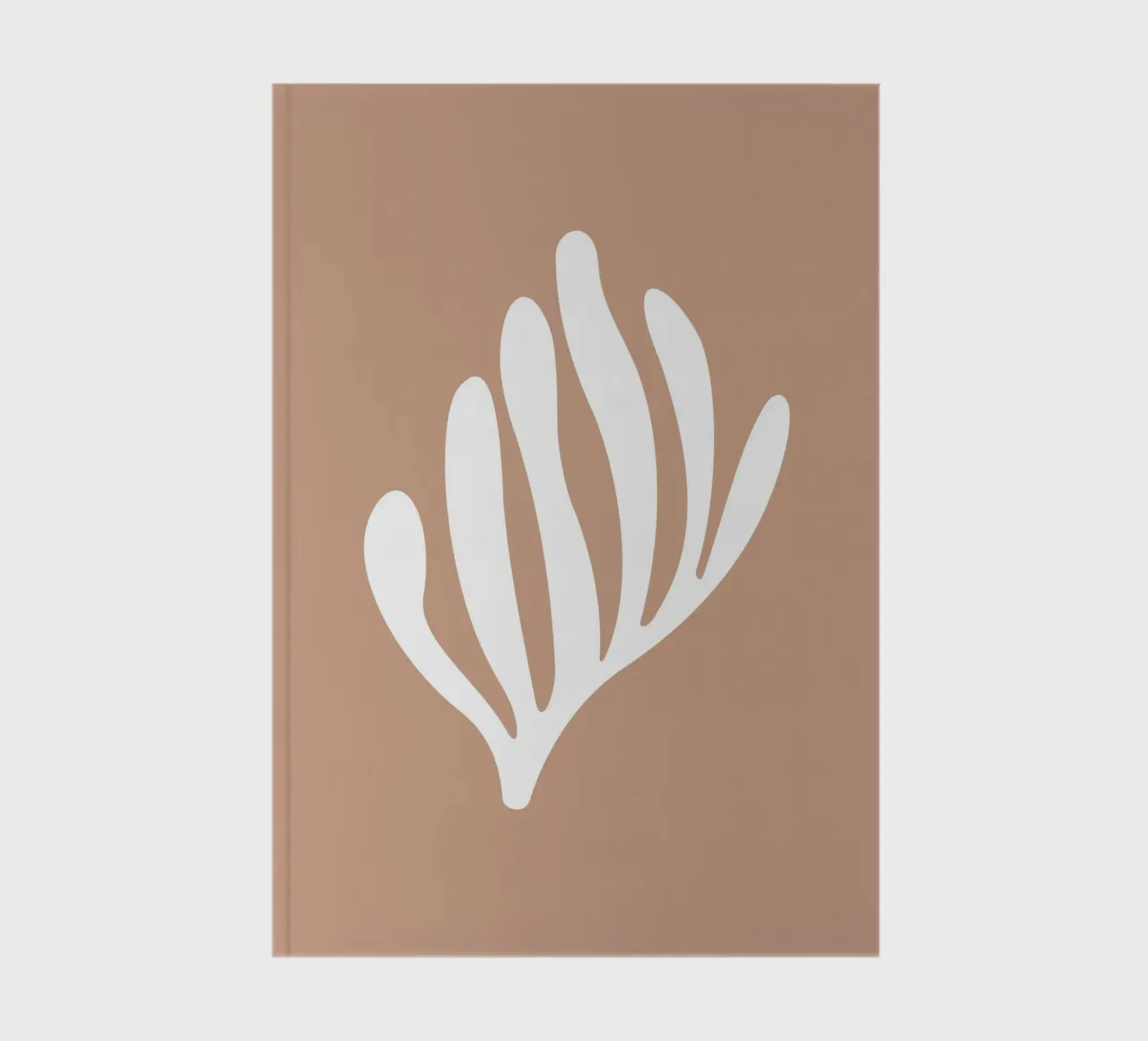 Abstract Coral Reef (Brown tone) notebook by Paigaam Studio