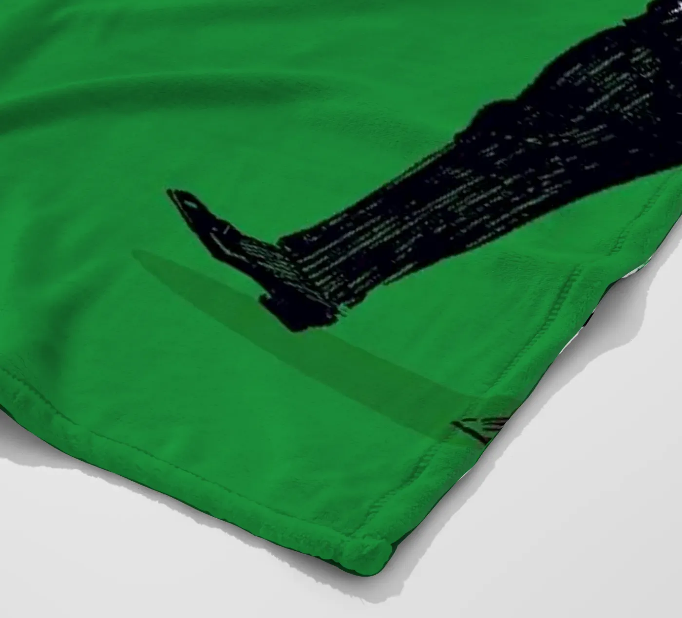 Walking The Cactus Fleecedecke von Rob Art | Illustration