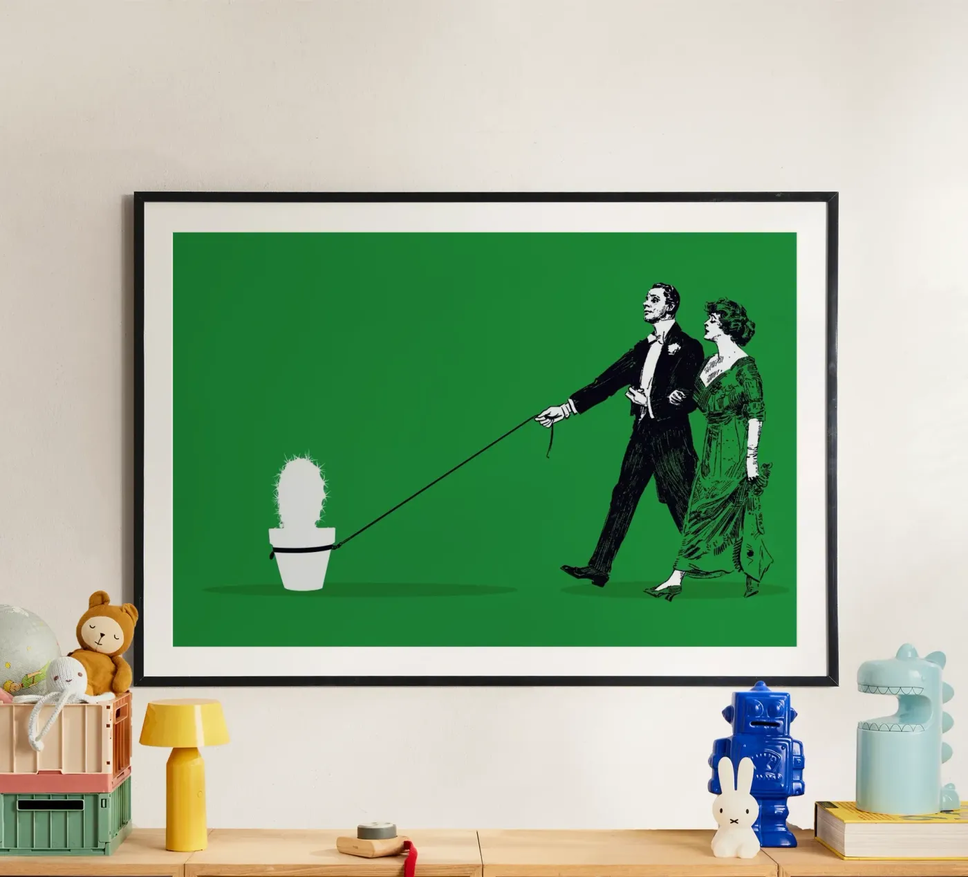 Walking The Cactus poster da Rob Art | Illustration