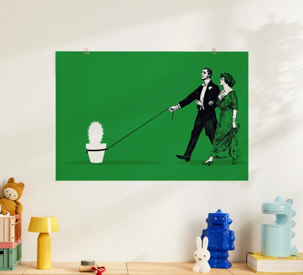 Walking The Cactus poster da Rob Art | Illustration