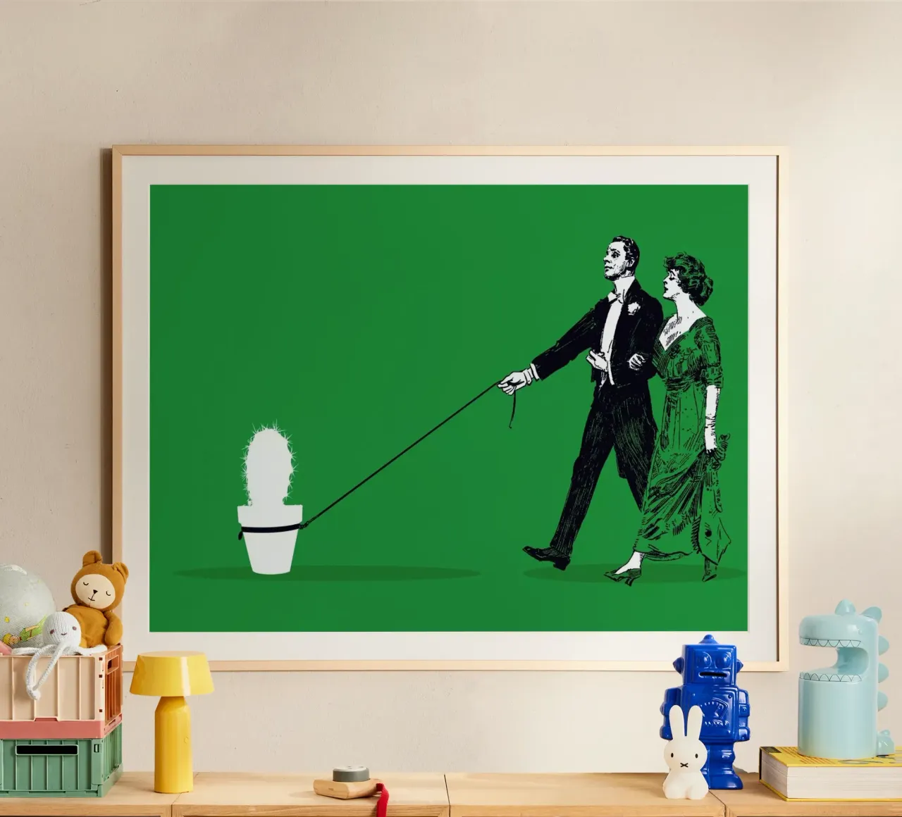 Walking The Cactus poster da Rob Art | Illustration
