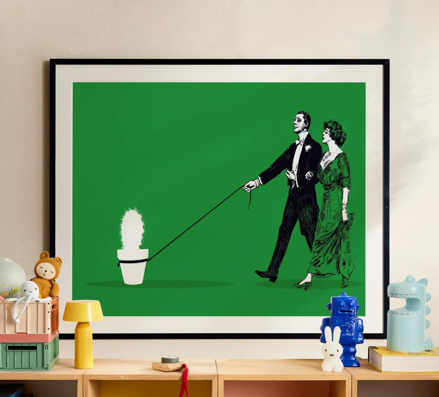 Walking The Cactus poster da Rob Art | Illustration