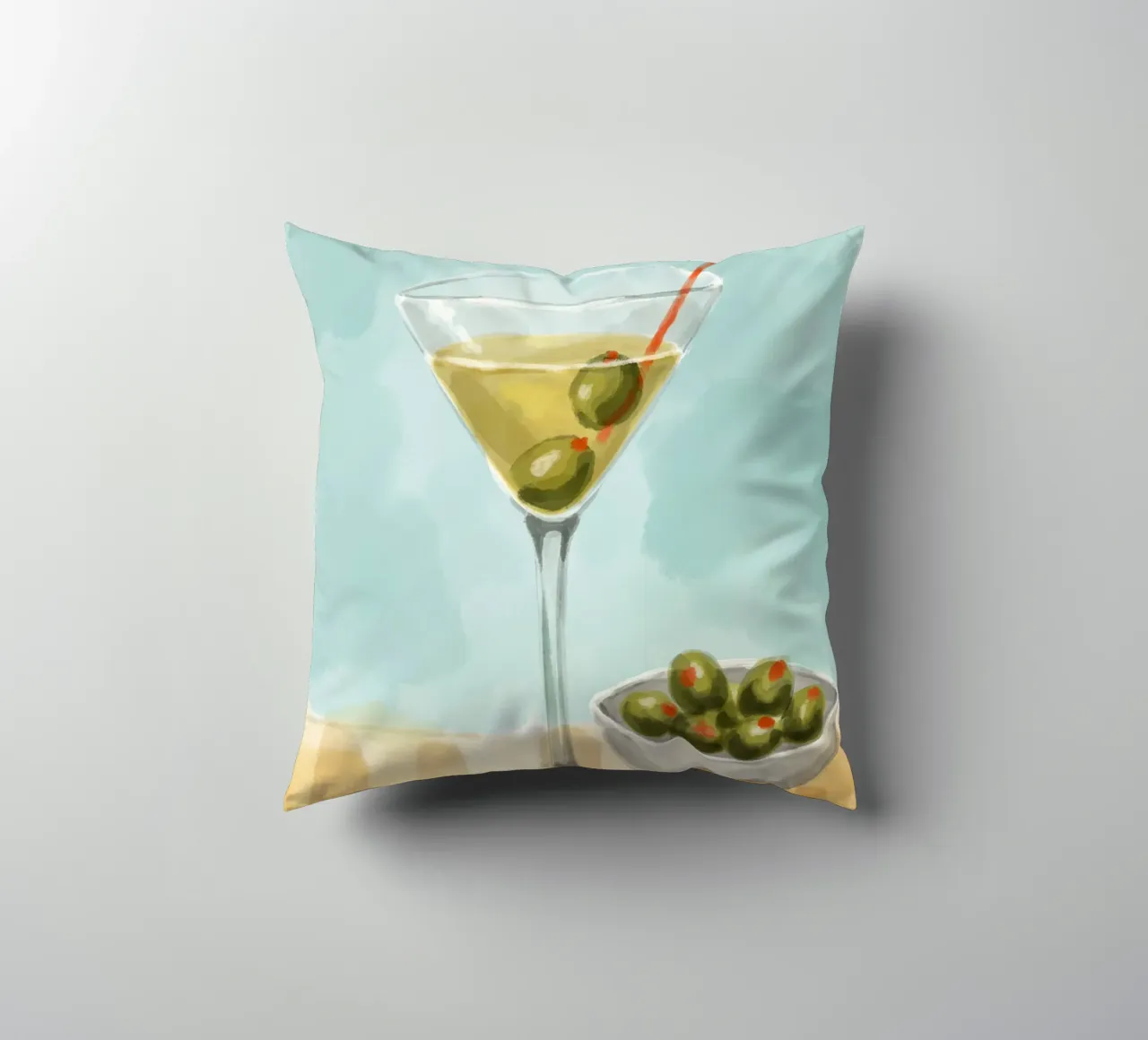 Martini Glass cuscino da Indigo Rain