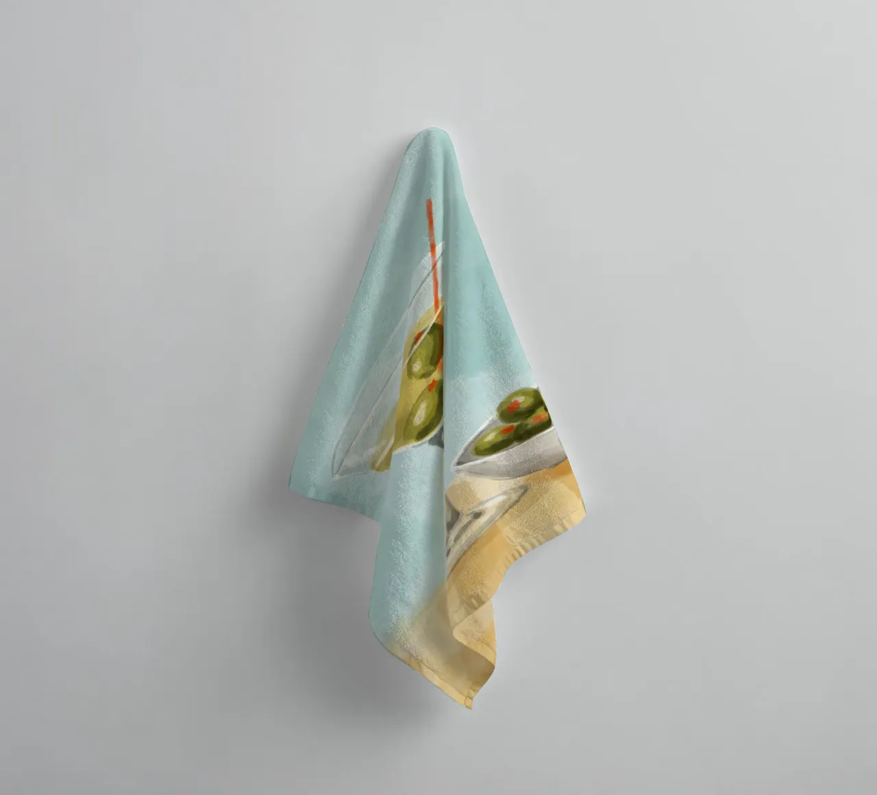 Martini Glas Handtuch von Indigo Rain