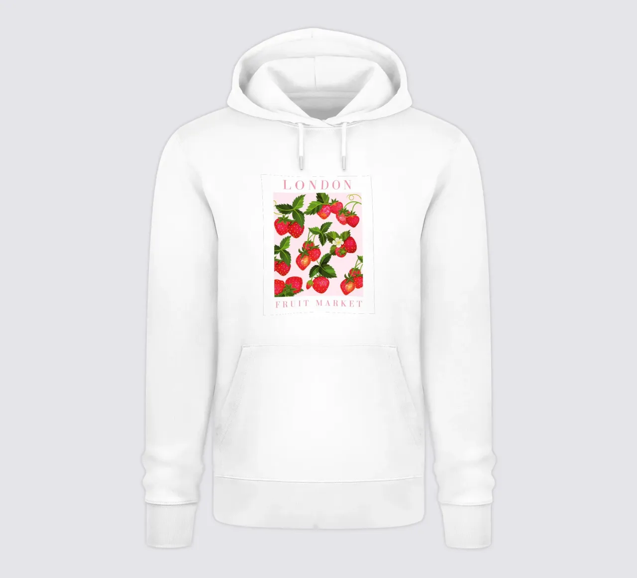 Poster alla fragola felpa con cappuccio da Bella Studio