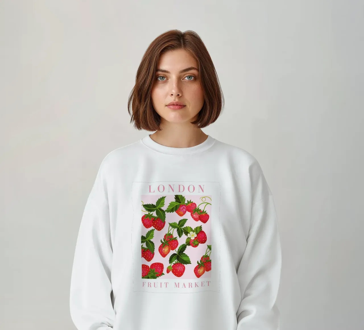 Poster alla fragola felpa da Bella Studio
