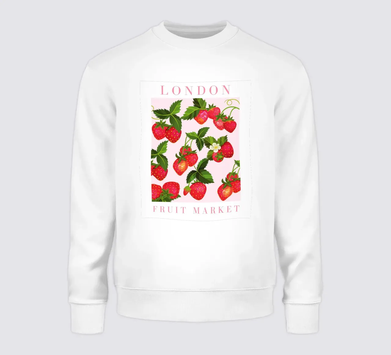 Poster alla fragola felpa da Bella Studio
