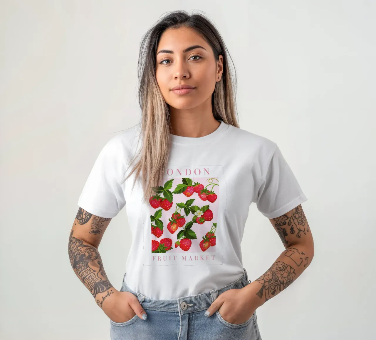 Poster alla fragola t-shirt da Bella Studio