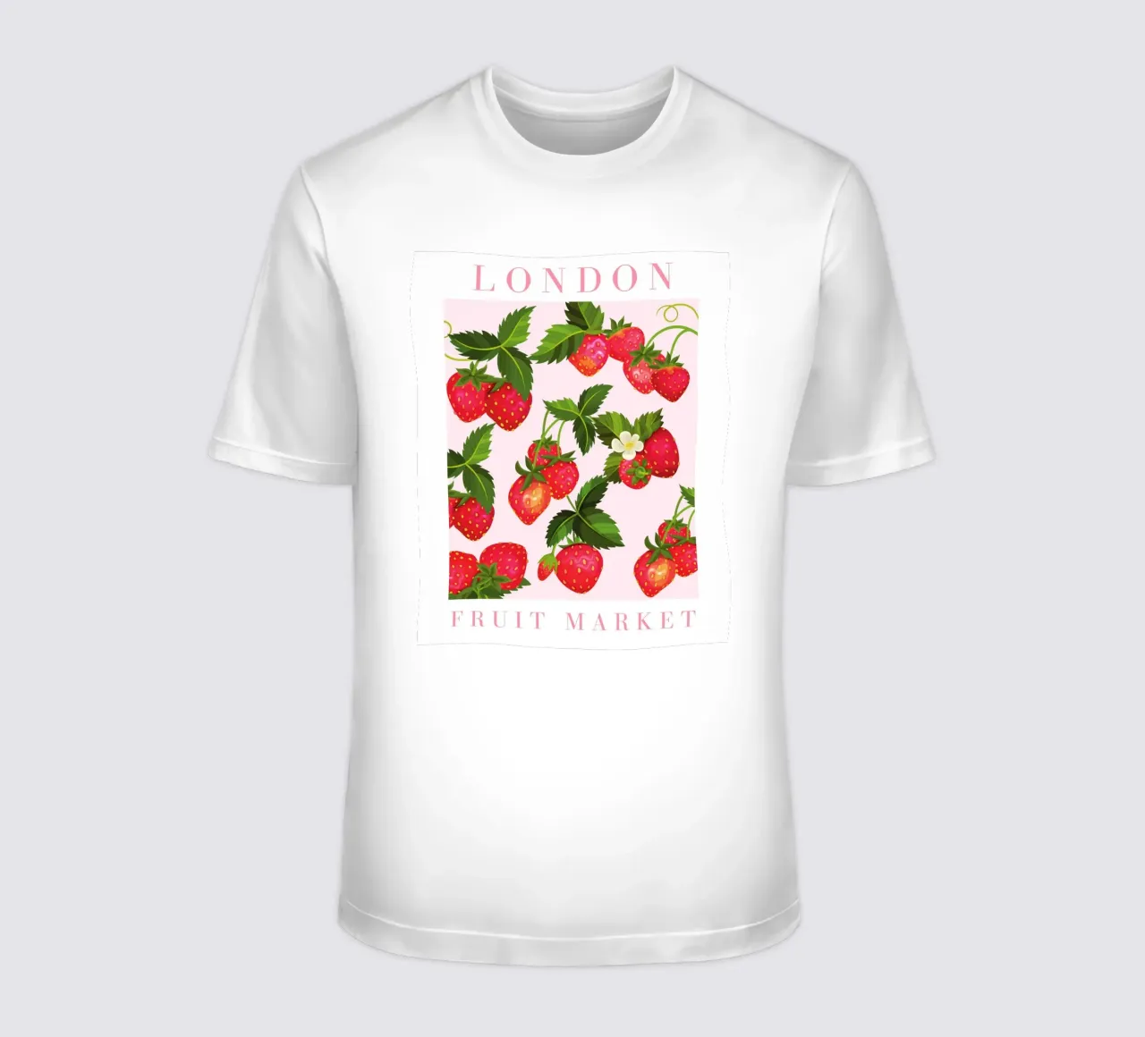 Poster alla fragola t-shirt da Bella Studio