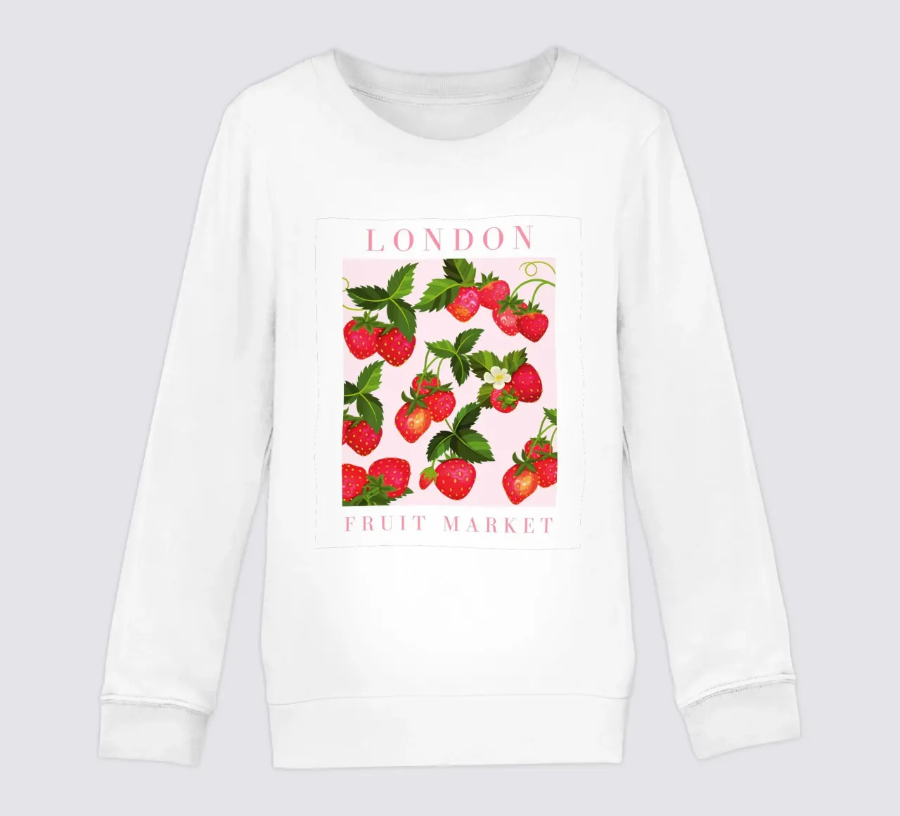 Poster alla fragola felpa bambino da Bella Studio