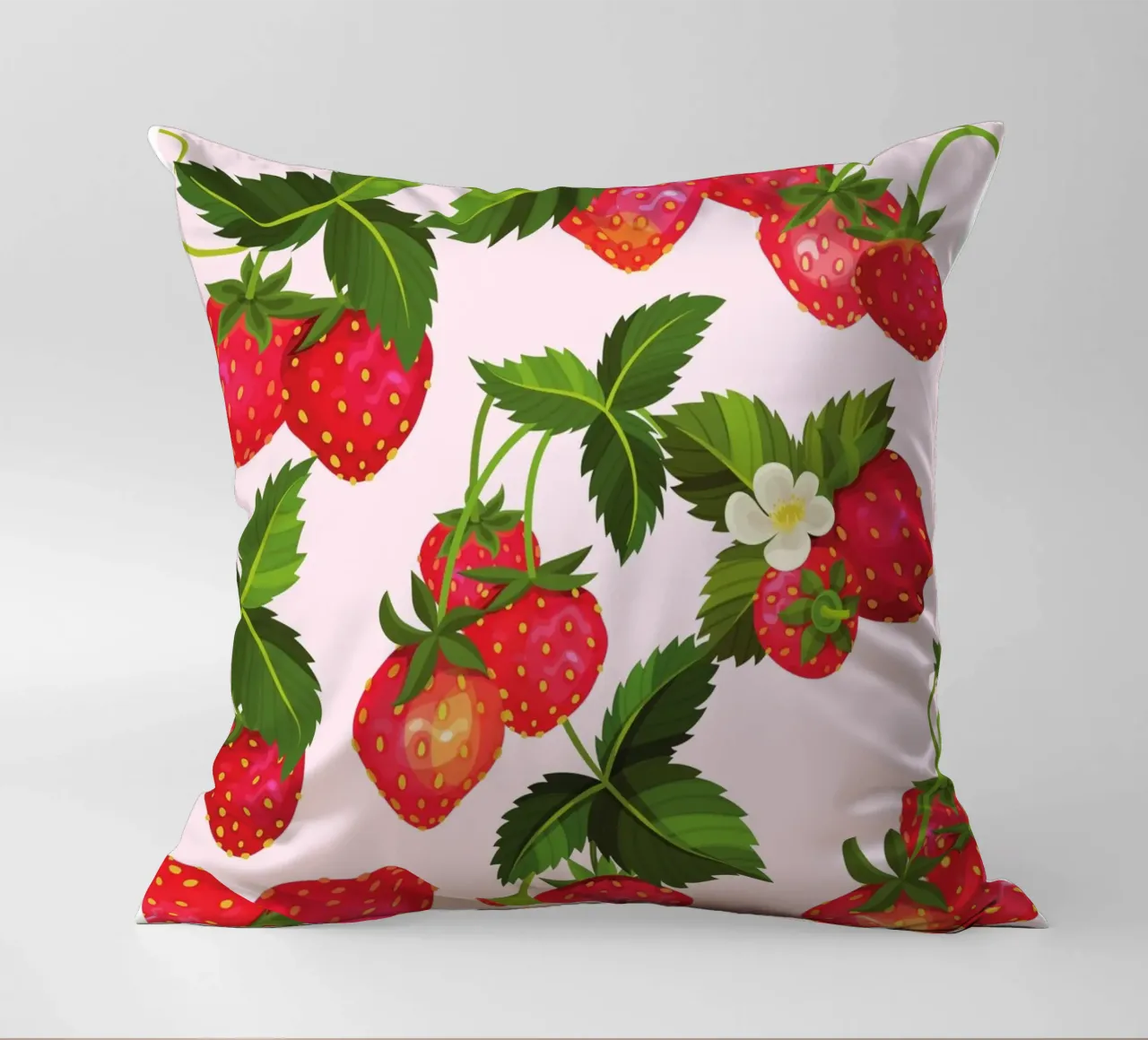 Poster alla fragola cuscino da Bella Studio