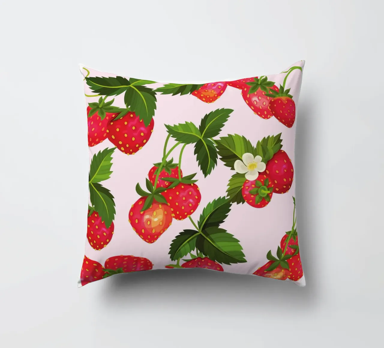 Poster alla fragola cuscino da Bella Studio