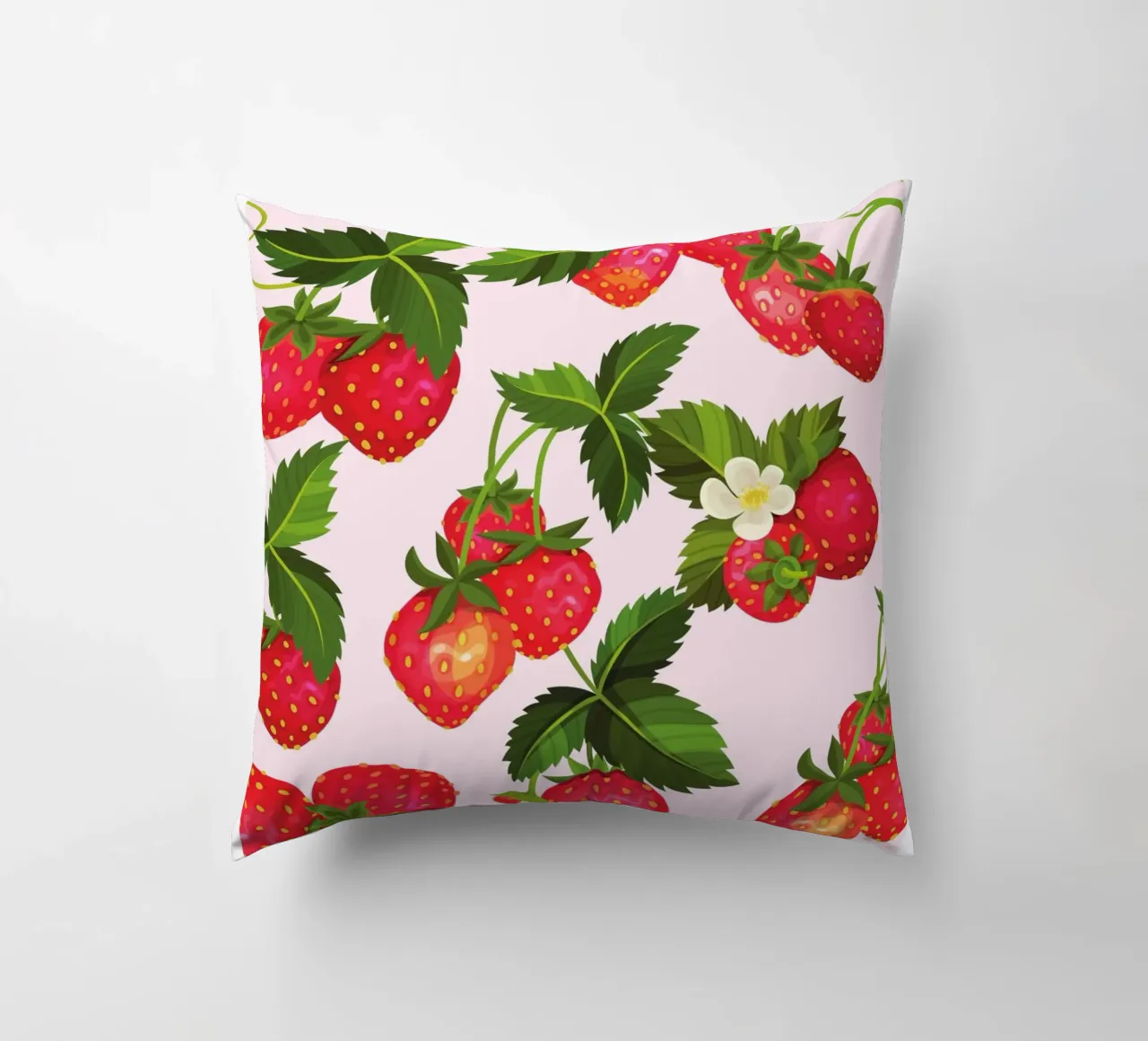 Poster alla fragola cuscino da Bella Studio
