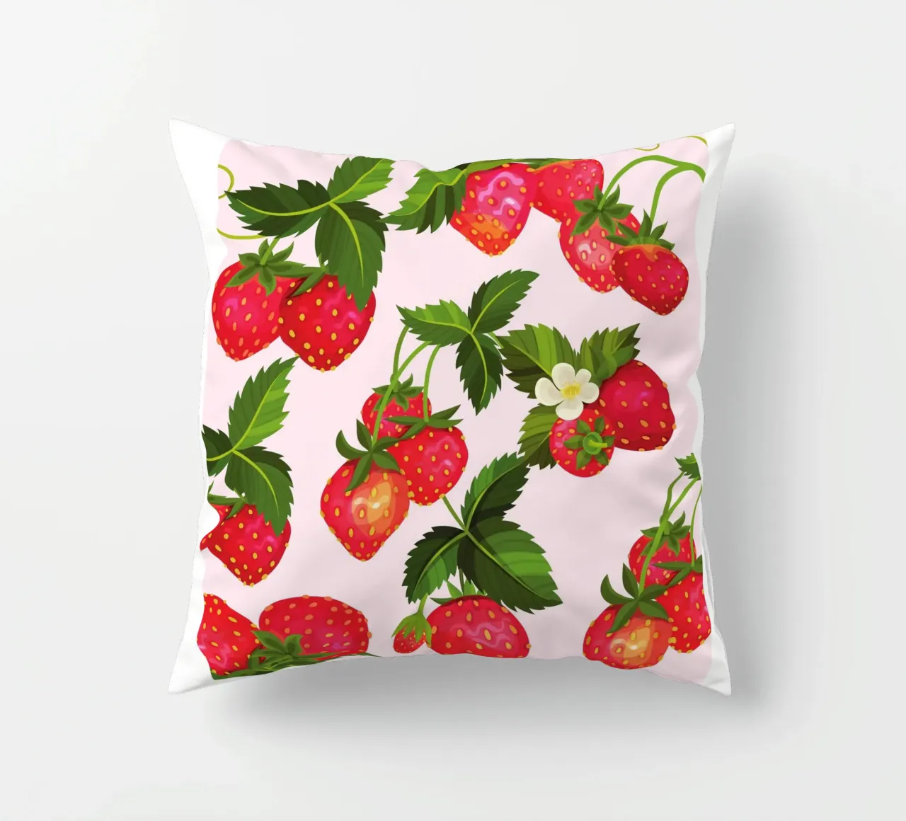 Poster alla fragola cuscino da Bella Studio