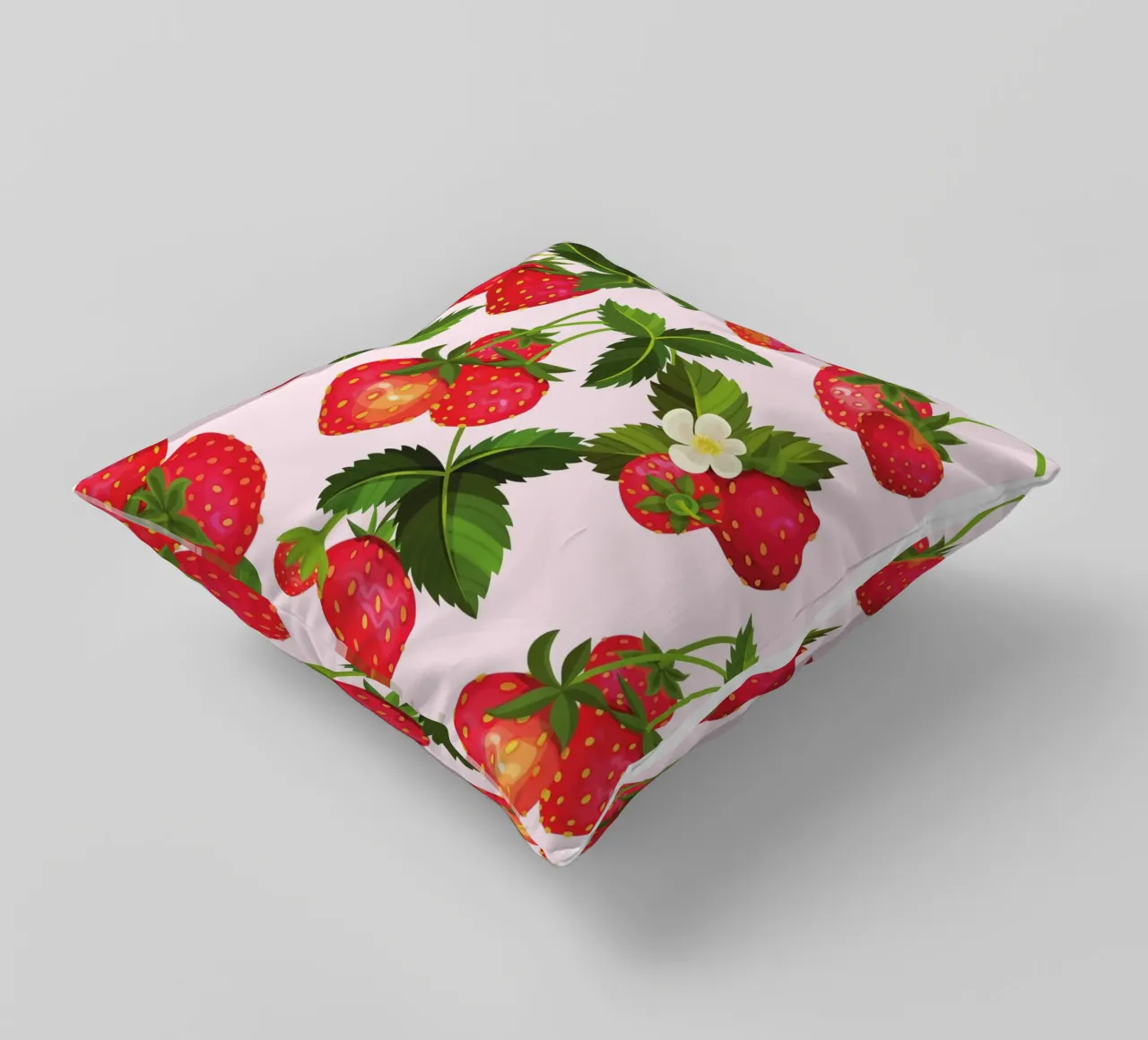 Poster alla fragola cuscino da Bella Studio