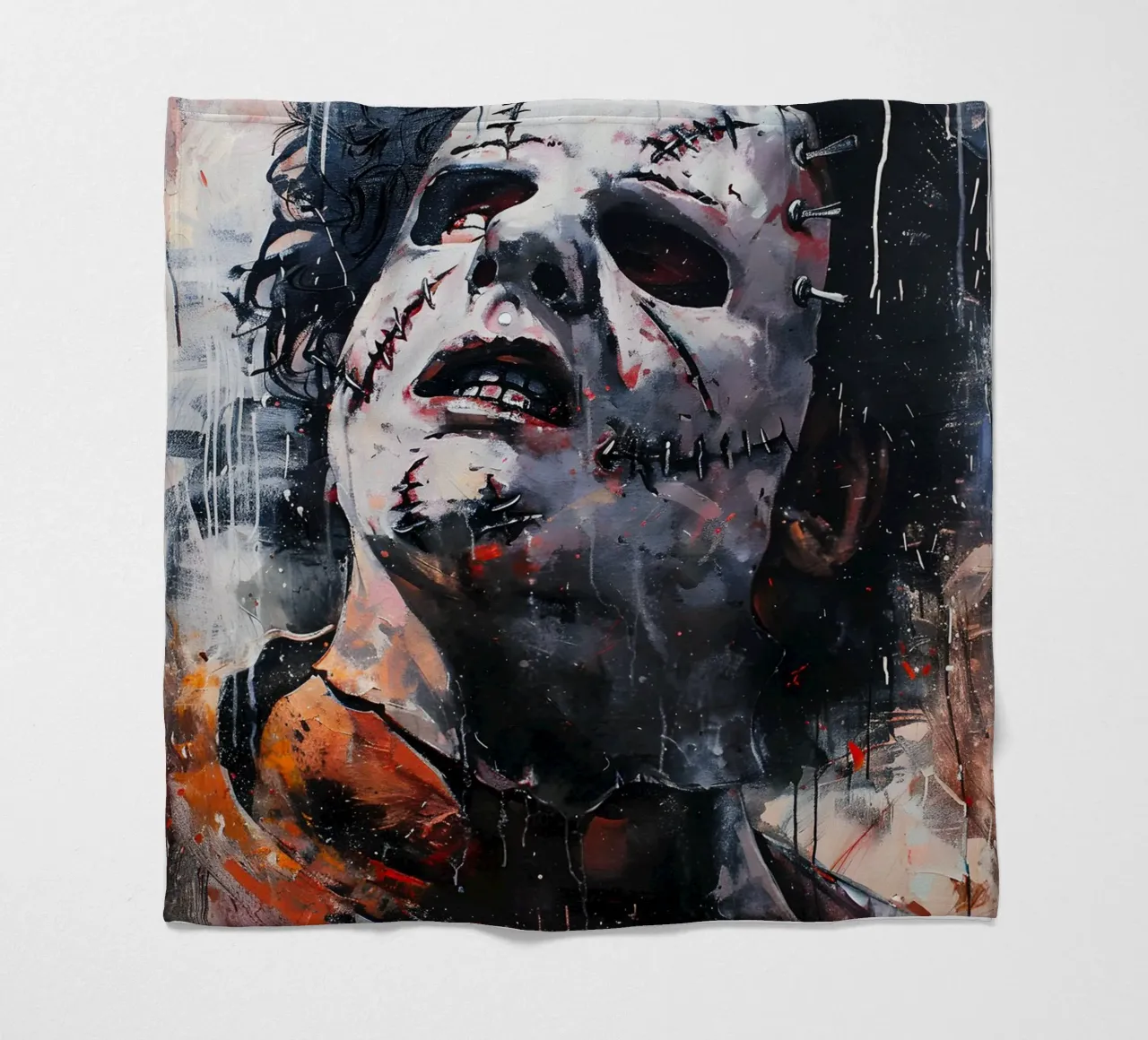 Leatherface From The Texas Chainsaw Massacre series Movie coperta in pile da FreeArtStudio