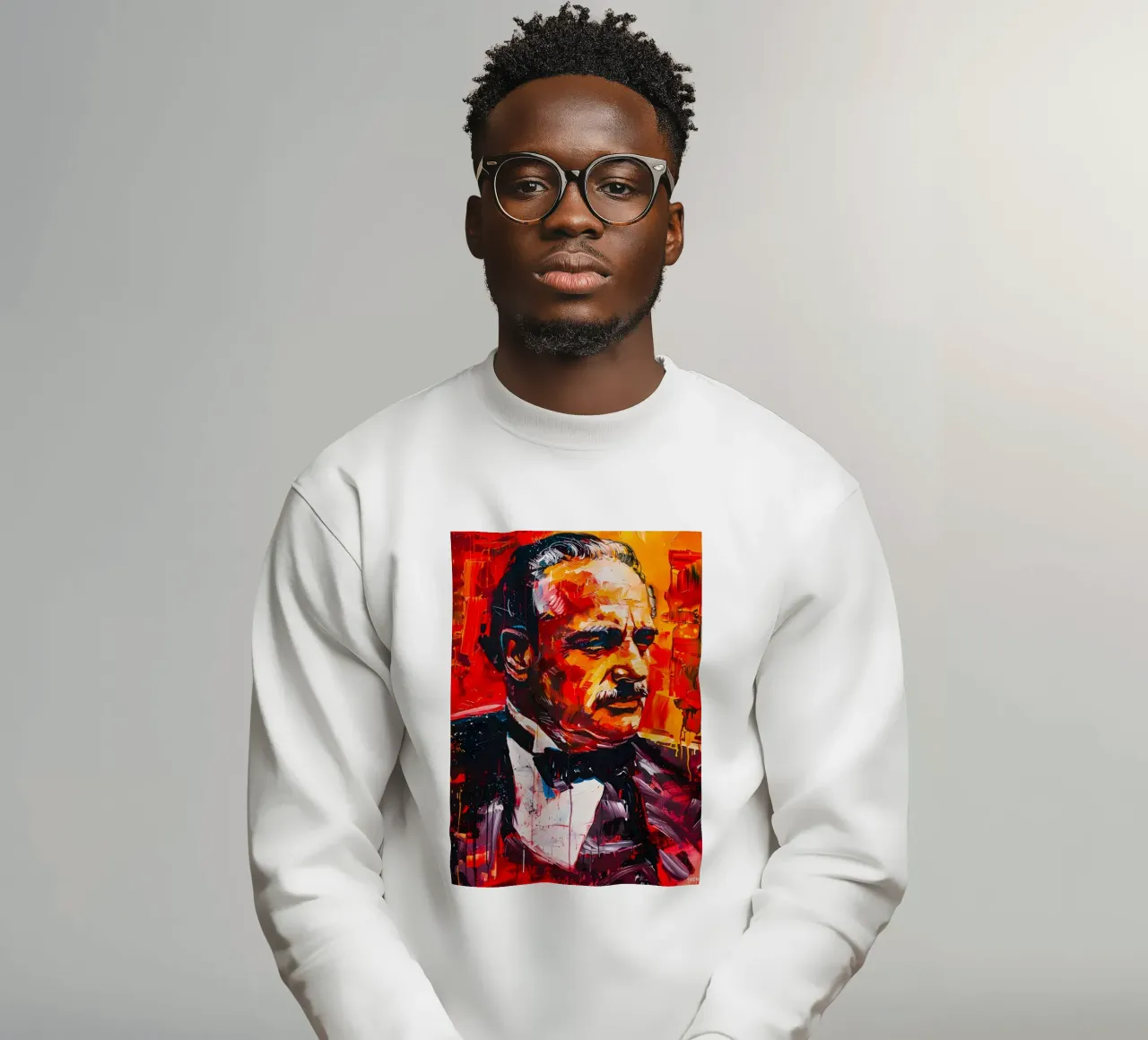 Marlon Brando From The Godfather felpa da FreeArtStudio