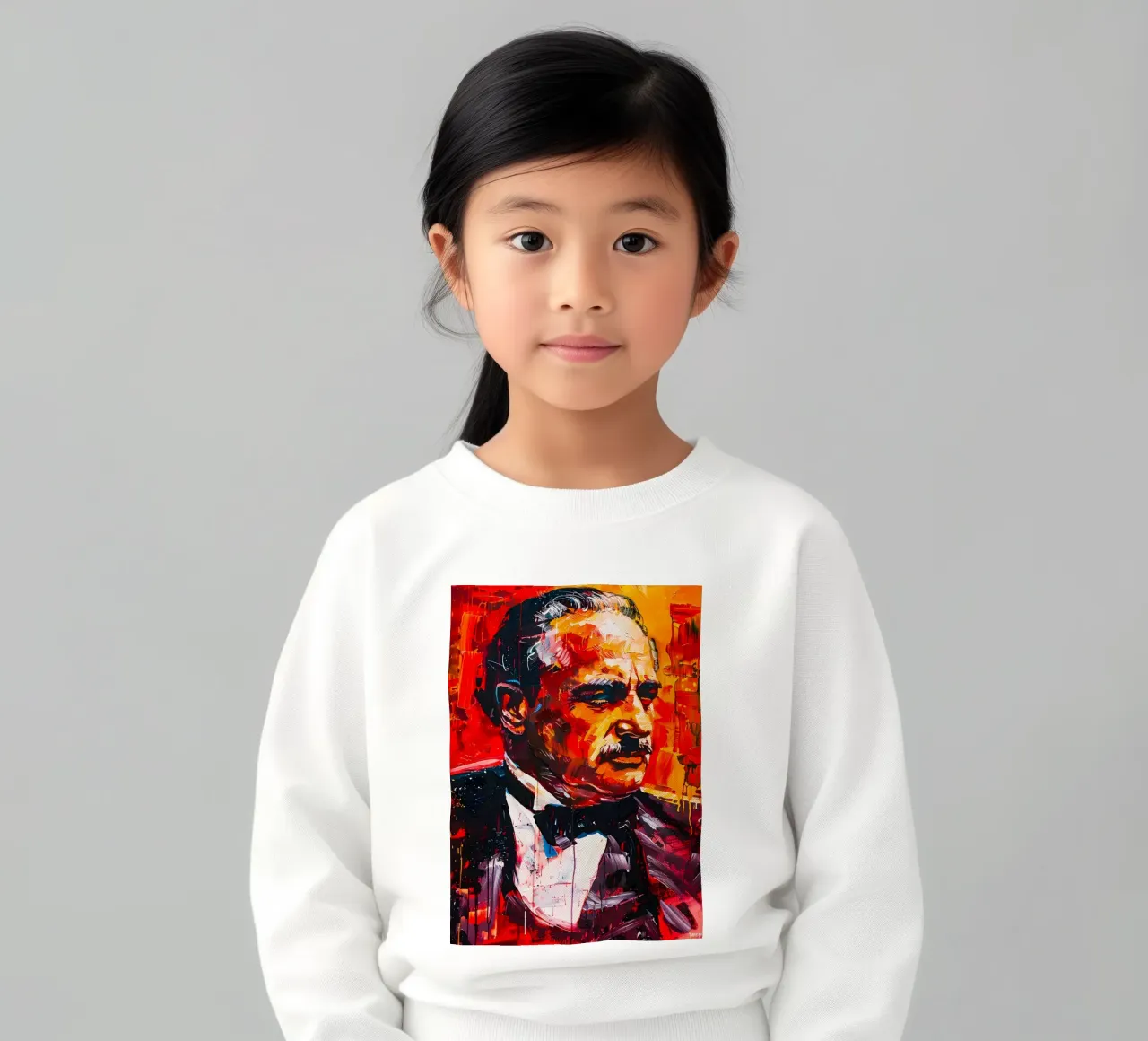 Marlon Brando From The Godfather felpa bambino da FreeArtStudio