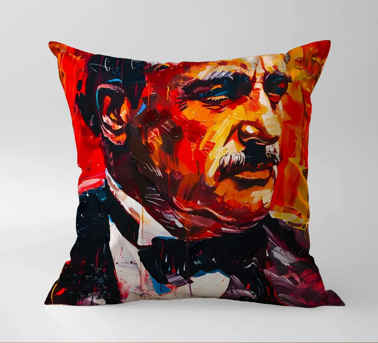 Marlon Brando From The Godfather cuscino da FreeArtStudio
