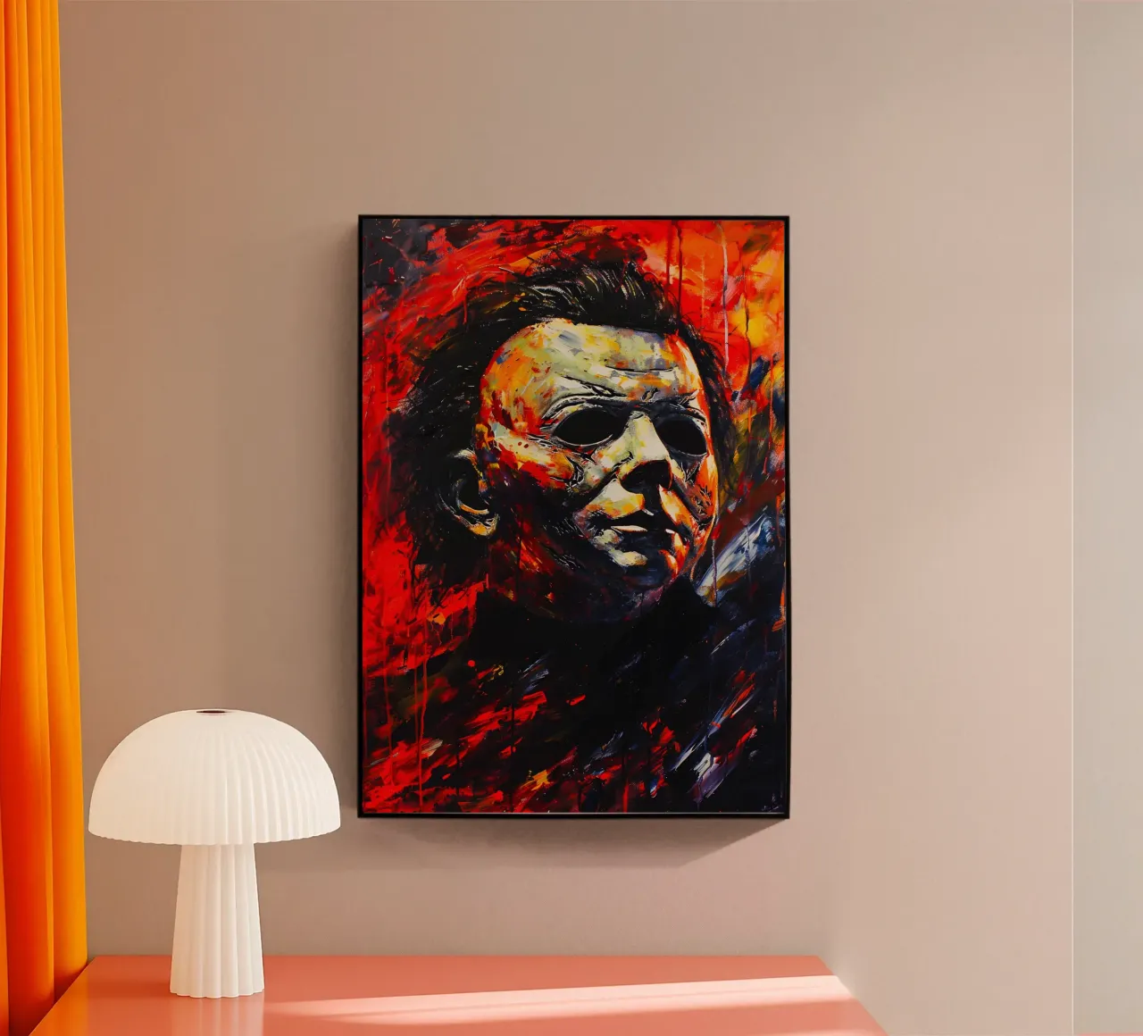 Michael Myers From Halloween Movie plexiglass da FreeArtStudio