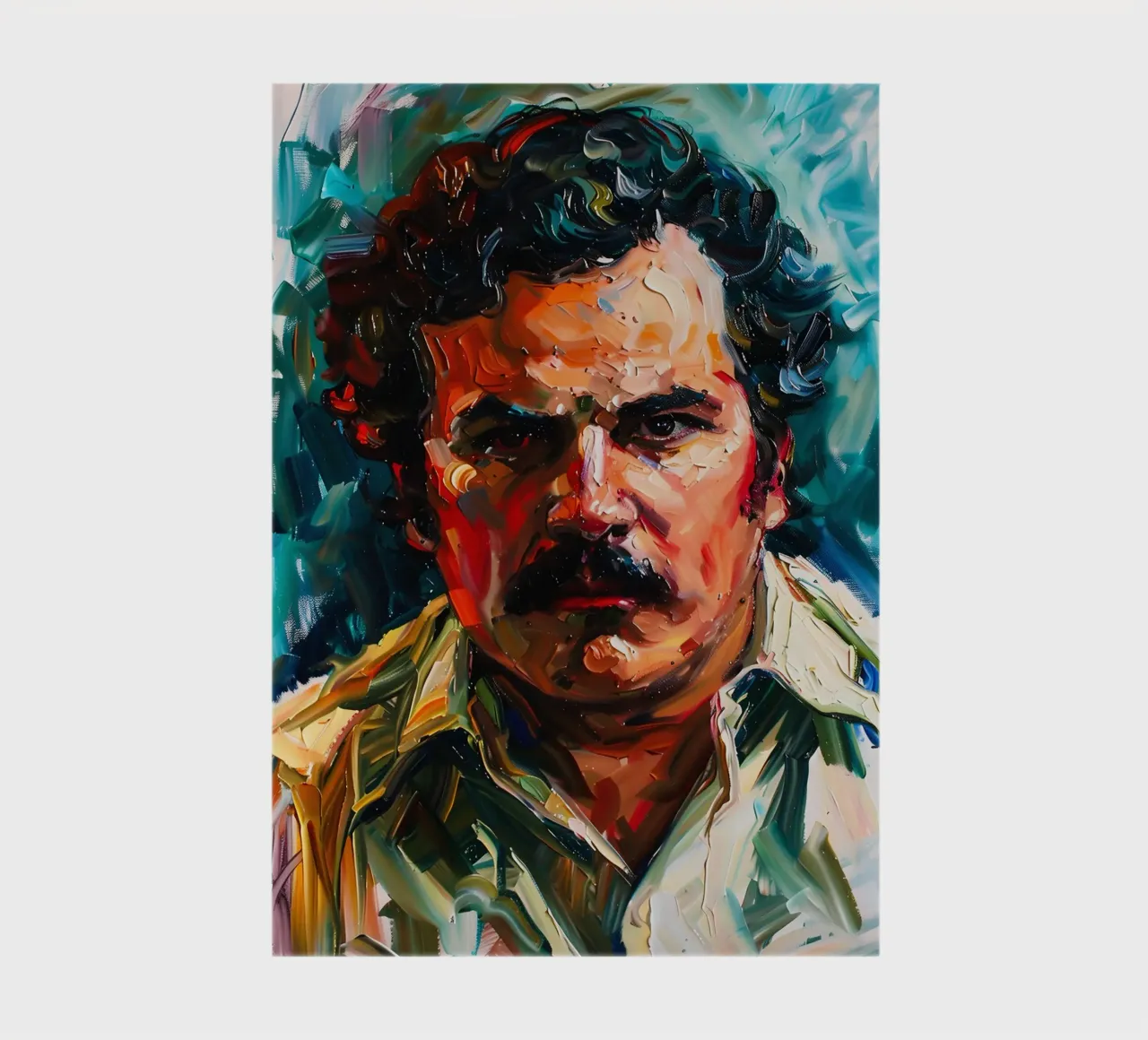Pablo Escobar From Loving Pablo carnet de notes de FreeArtStudio