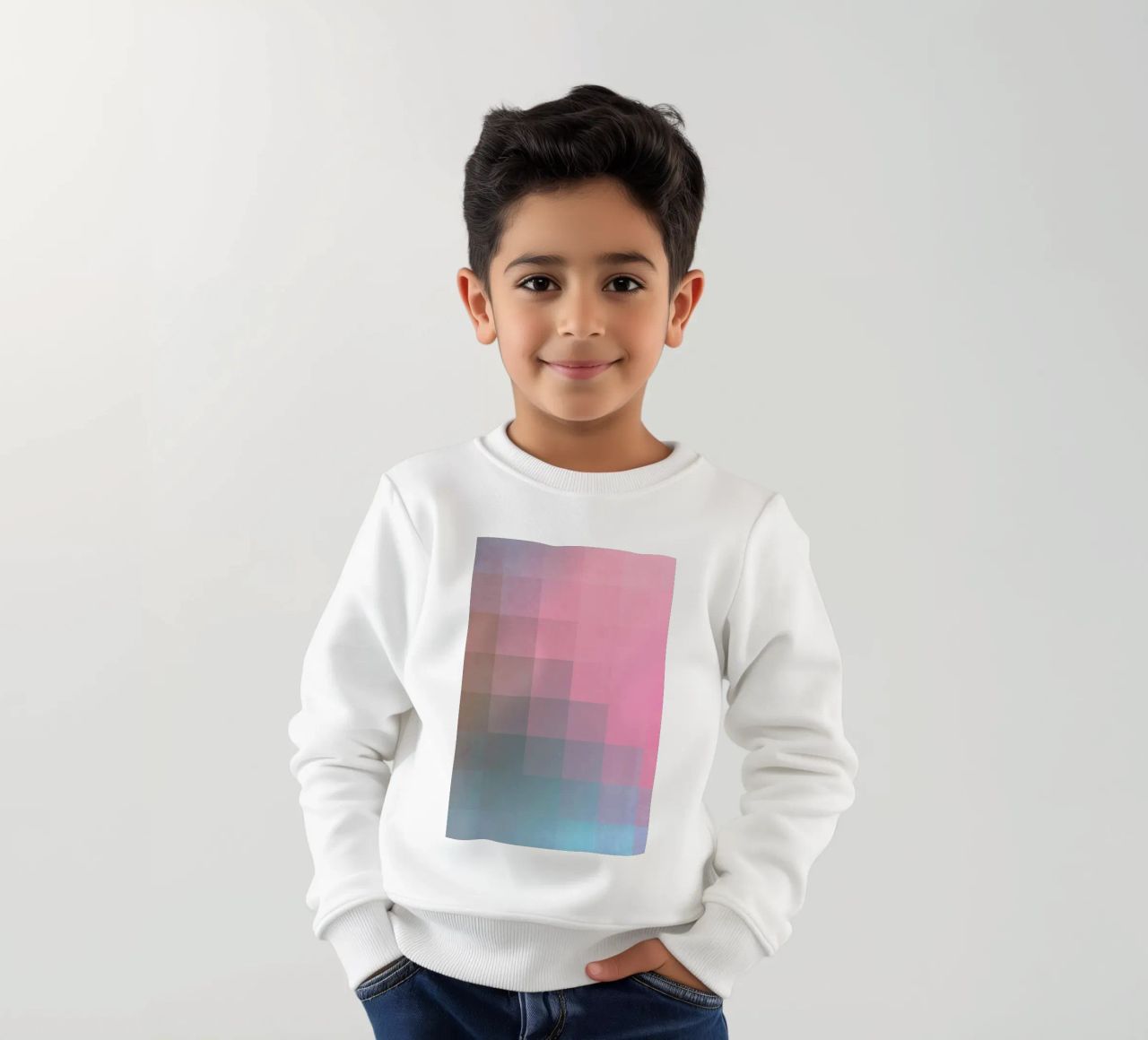 Girly Pixel Surface felpa bambino da Danny Ivan